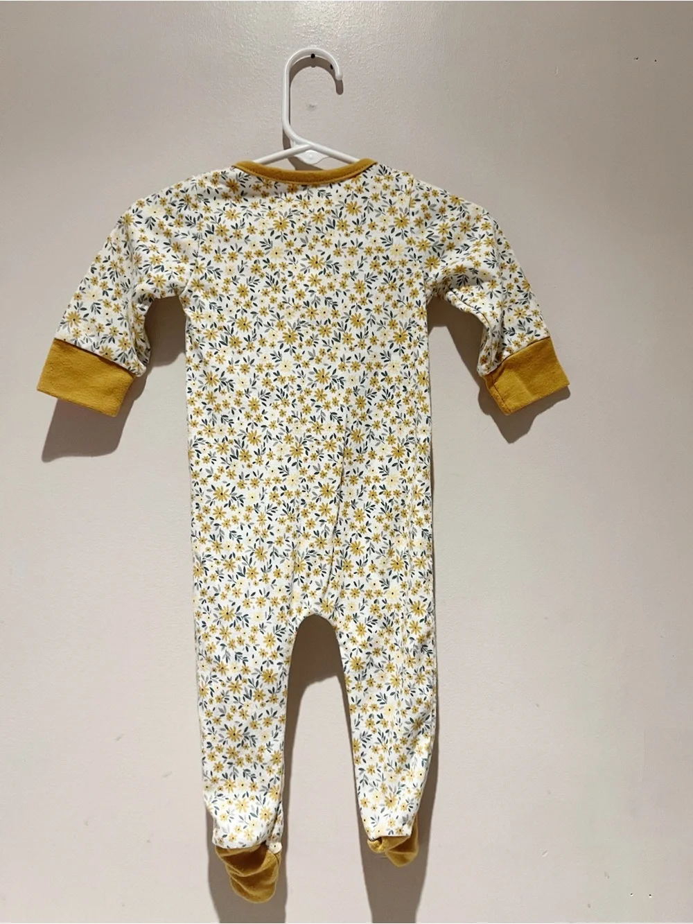 Lila & Jack zip up footie